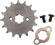 Magkowar 428 Front Enigine Sprocket with Retainer Plate Sets for Motorcycle Dirt Bike (428-17mm, 16T)