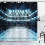 Ambesonne Hockey Shower Curtain, Ph