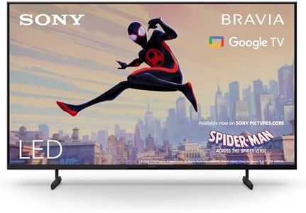 Sony BRAVIA, KD-50X80L, 50 Zoll Fernseher, LED, 4K HDR, Google TV, Smart TV, Works with Alexa, BRAVIA CORE, TRILUMINOS PRO, HDMI 2.1, Gaming-Menü mit ALLM