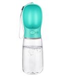 Emwel Dog Water Bottle - 550ml Water Feeder Leak Proof Portable Puppy Water Dispenser with Drinking Feeder for Pets Outdoor Walking, Hiking, Travel, Food Grade Plastic For Pets