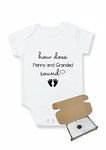 allaboutthebump How does Nanny and Grandad Sound? Baby Announcement Vest Bodysuit (Pregnancy Reveal) - Gift Wrapped with Box