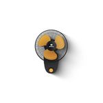 Havells CANDY HS Wall & Table Fan 230 mm 100% Copper Wire Motor| Watt: 60|Air Flow: 35 cmm|Speed: 2700 RPM| 2 Year Warranty(Yellow)