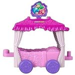 F-Price Replacement Car for Fisher-Price Little People Princess Parade Float - GKR20 ~ Replacement Aurora and Fairy Godmothers' Pink Carriage, Pink, Purple