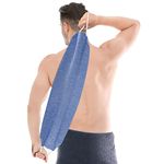 Migliore Wear Back Scrubber for Shower, Double Layer/Side Back Shower Scrubber with Handles for Men & Women, Deep Exfoliating Back Washer/Natural Body Exfoliator Bath Scrub Loofah