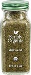 Simply Organic Dill Weed, Cut & Sifted, Certified Organic | 0.81 oz | Anethum graveolens L.