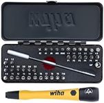 Wiha 75980 39 Piece ESD Safe Go Box Micro Bits Set