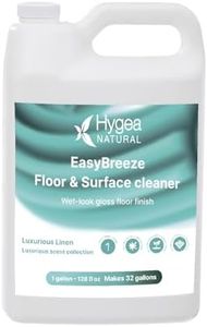 Hygea Natural EasyBreeze pH Neutral All-Purpose Surface Cleaner - Freshly Scented Floor Cleaner with Wet-Look Gloss Finish - Tough on Dirt & Grease - Safe for Kids & Pets (Luxurious Linen, One Gallon)