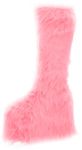 Ellie Shoes Women's 500-fuzz Chelsea Boot, pink, 7 US/7 M US