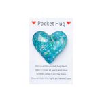 Umimiss Pocket Hugs Heart - Good Lucky Gifts for Weddings, Birthday Gifts, First Day at School Gifts, Good Luck at University Gift, Thinking of You Gifts, Cancer Positivity Gifts, Pocket Hug Gift