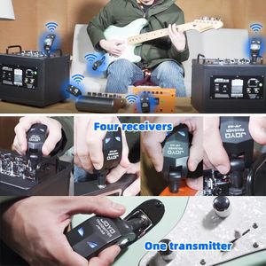 JOYO 2.4GHz Guitar Wireless System – Rechargeable Audio Transmitter