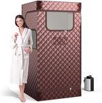COSTWAY Portable Sauna Steam for Ho