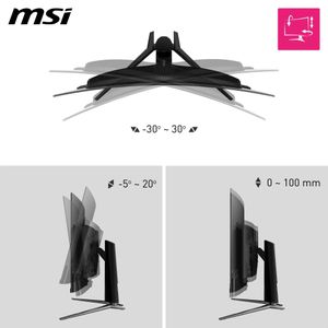MSI 32" QD-OLED Gaming Monitor – MPG 321CURX, Ultra HD Display