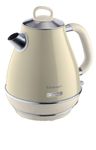 Ariete 2869 Vintage Electric Kettle, Stainless Steel, 1.7 L, Auto Switch Off, 2000 W, for Water, Tea and Herbal Teas, Pastel Beige