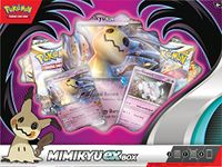 Pokémon TCG: Mimikyu ex Box (2 Foil Promo Cards, 1 Foil Oversize Card & 4 Booster Packs)