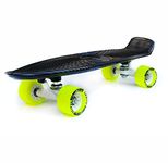 jaspo Fiber Penny Skateboard/Casterboard/Fishboard/Cruiser Fibre Skateboard (22X5.5 Inches) Suitable Upto 10 Years ((Black))