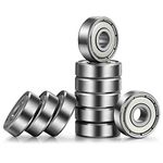 Donepart 608ZZ Bearings Skateboard Bearing C3 High Speed 8mmx22mmx7mm Bearings for Skateboards, Electric Motor, Wheels, Scooters, Longboard, 3D Printer, Spinners (10 Pack)