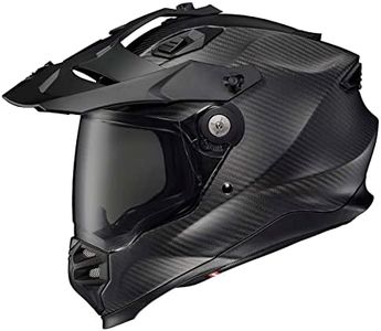 ScorpionEXO XT9000 Full Face Carbon Fiber Adventure Motorcycle Helmet (Matte Black Large)