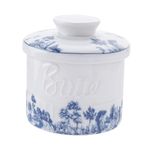 Baoblaze Butter Crock with Lid Butter Keeper for Soft Butter Butter Container French Butter Dish for Restaurant Kitchen Cafe Household, A