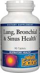 Natural Factors - Lung, Bronchial & Sinus Health, HerbalFactors®, 90 Tabs