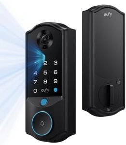 eufy FamiLock E40 Smart Lock with Facial Recognition, Keyless Entry Door Lock for Front Door, Advanced 3-in-1 Security: 2K Camera, Doorbell and Face Unlocking, Dual Power System, Matter