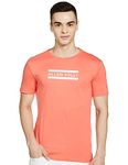 Allen Solly Men Regular Fit T-Shirt (Askcqrgf726668-Xl_Pink_Xl)