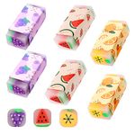 Cobee 6Pcs Fruit Erasers,Cute Pencil Eraser Soft Colorful Erasers,Kawaii Erasers for Kids Student Stationery,Rubber Eraser for School Office Supplies