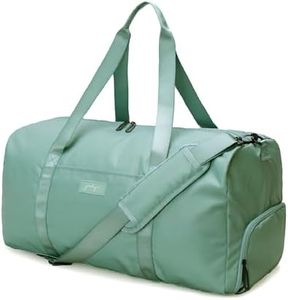 Jadyn 22" Women's Large Duffel/Weekender Bag with Shoe Pocket, Travel Bag, Sage Green, Large, Weekender