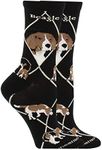 WHD Beagle Socks (Black, Medium)