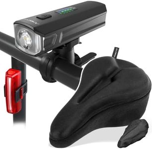 Bundle of APECYC Bike Lights + Bike Seat Cushion