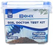 Bionix Soil Doctor Test kit (200 Test) | pH Nitrogen Potassium Phosphorus Soil Testing kit.