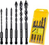 HPMAISON 6PCS Masonry Drill Bits, T