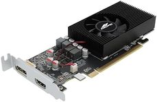 VisionTek RX 550 LP 4GB GDDR5 Single Slot Graphics Card, DisplayPort/HDMI, High Speed Memory, 4K Support, Low Power, Active Fan, Compact Design