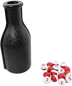 RLECS 1Set Billiard Pool Shaker Pool Snooker Billiard Table Kelly Bottle with Red and White Tally Peas