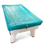 Jonny 8 Ball 6ft Soft Vinyl AQUA Fitted Pool Table Cover with Elasticated Corners