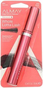ALMAY - One Coat Mega Volume Mascara, Waterproof, Black - 0.34 fl. oz. (10 ml)