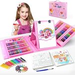 Kids Drawing Set 230 Pcs Art Set for Kids with Painting Cards,Coloring Painting Sets for Children,Art Supplies for Artists Teens Girls Boys