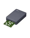 Canon SELPHY QX20 portable printer - for Wi-Fi printing straight from your smart device. Dye Sublimation, 2 sizes of peel and stick Prints and USB-C Charging - Black