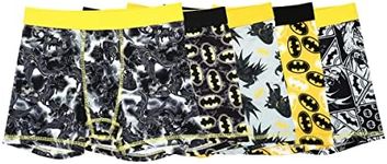 DC Comics Batman Boxers Bat Logo 4pk Boys Underwear Boxer Shorts-XL (10) Multicolored