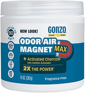 Gonzo Natural Magic Odor Air-Magnet with Activated Charcoal, Odor Eliminator, 14 Oz