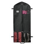 SimpleHouseware 60-Inch Heavy Duty Garment Bag w/Pocket for Suits, Tuxedos, Dresses, Coats