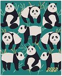 2022 Panda Medium Monthly Planner