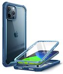 i-Blason AresDual Layer Rugged Clear Bumper Case for 6.7-Inch iPhone 12 Pro Max (2020), Blue