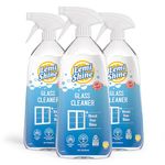 Lemi Shine Glass & Surface Cleaner - Multi-Surface Glass Cleaner Spray with Powerful Citric Extracts, Cleans Smudges and Streaks From Windows, Glass, And Mirrors, 28oz - 3 Pack