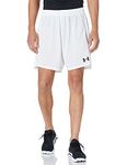 Under Armour Men's Match 2.0 Shorts, White (100)/Black, Large