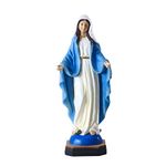 8" H Our Lady of Grace Statue, Catholic Sacraments Lady of Grace Statues,Religious Gifts and Religious Decor Blessed Mother Statue,Suitable for Religious Decor and Interior Home Decor