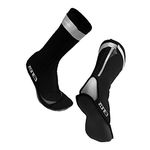 ZONE3 Neoprene Swim Socks/High Stretch 2mm Neoprene Wetsuit Socks For Open Water Swimming, Diving, Snorkeling