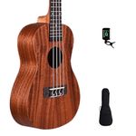 Kadence 26MAH Tenor 26" Acoustic Ukulele | Mahogany Wood | Comes with Bag | Includes Learning Course | Brown