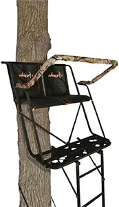 Muddy Big Dually 16' 2-Man Ladder Tree Stand, Black