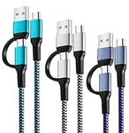 USB C to USB C Cable, 60W 3 Pack Fa