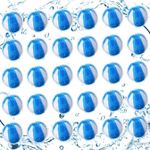 Swiffen 30 Pcs Pet Hair Remover for Laundry, Blue and White Reusable Lint Remover Pet Hair Lint Catcher Dryer Balls Laundry Balls Hair Catcher for Washing Machine, 1.57 Inch